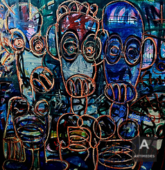 aboudia abdoulaye diarrassouba / Untitled Nr. 9