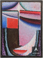 Alexej Jawlensky / Abstrakter Kopf: Amethyst - Front 2