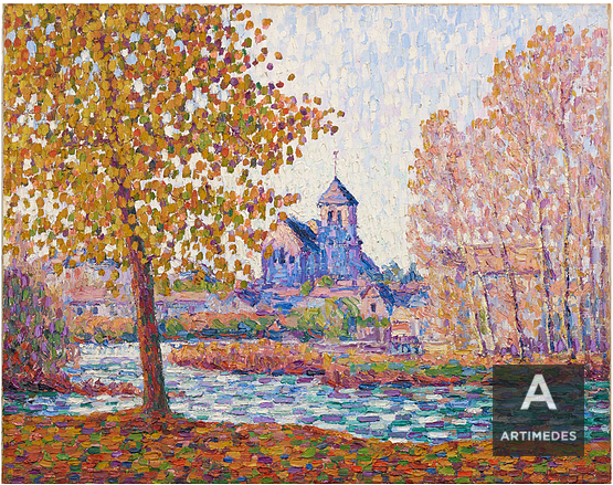 Francis Picabia / L'eglise De Montigny, Effet D'automne - Front 1