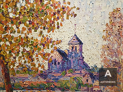 Francis Picabia / L'eglise De Montigny, Effet D'automne - detail