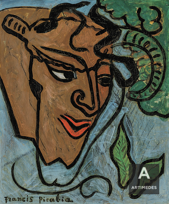 Francis Picabia / Tête De Faune - Front