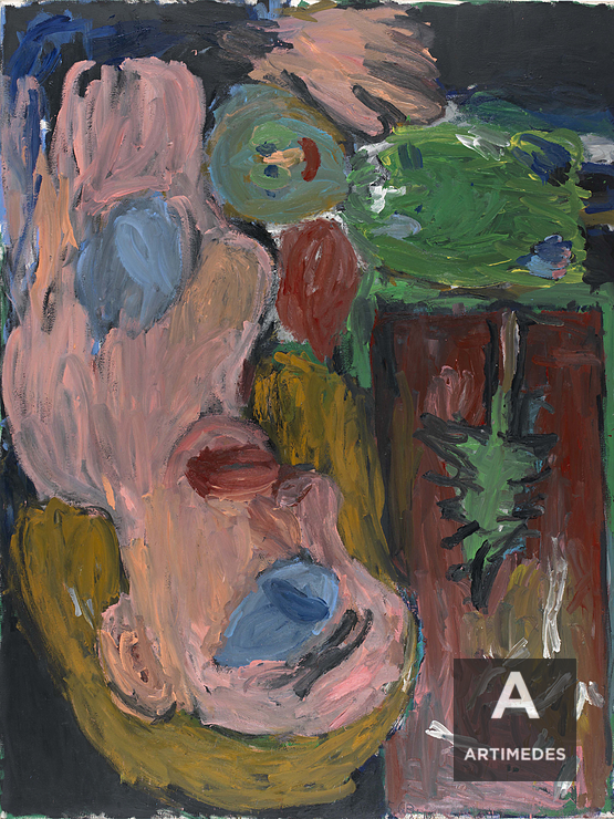 Georg Baselitz / Rote Mutter Mit Kind - Front