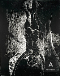 Georg Baselitz / Weiblicher Rückanakt