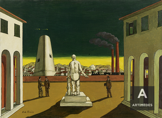 Giorgio Chirico de / Piazza D'italia - Front