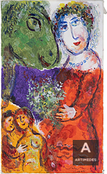 Marc Chagall / La Femme En Rouge