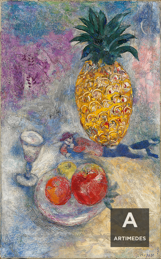 Marc Chagall / Nature Morte À L'ananas, 1928 - Front