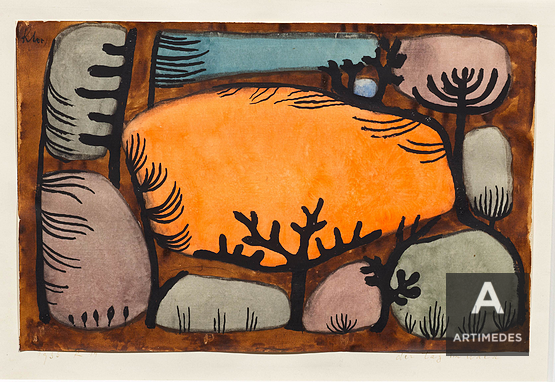 Paul Klee / Der Tag Im Wald - Front