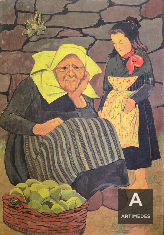 Paul Sérusier / Der Birnenverkäufer - front