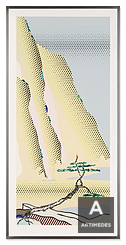 Roy Fox Lichtenstein / Yellow Cliffs, 1996